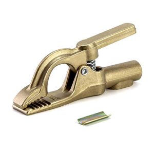 qwork welding bronze ground clamp, 1.6 pounds and 500a, 1 piece