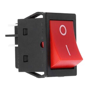 30A Square Rocker Switch Welder Welding Machine 4-Pin Boat Type ON/Off Rocker Switch Industrial Hardware Tools(1PCS)