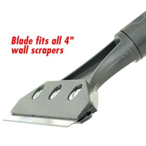 IVY Classic 11183 4" Wall Scraper Blades, USA, 100-Pack