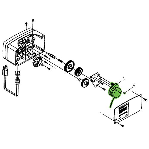 Fleck Style 5600 Timer Motor Replacement - 120VAC 60Hz 3w with Mounting Screws | Fleck Style 18743 with 11384 | Fleck Style 2510/3200 / 9000 Timer Motor