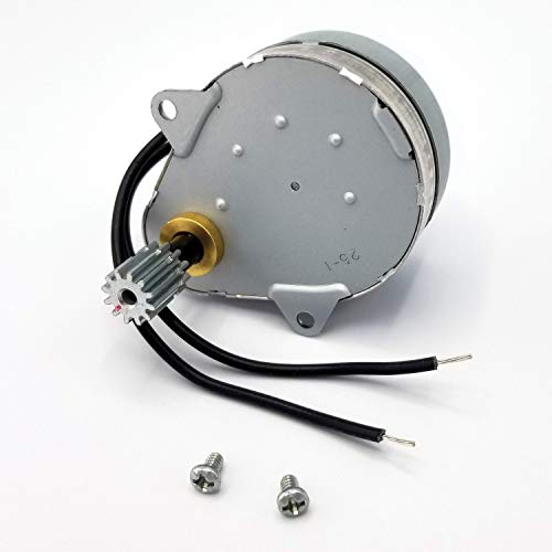 Fleck Style 5600 Timer Motor Replacement - 120VAC 60Hz 3w with Mounting Screws | Fleck Style 18743 with 11384 | Fleck Style 2510/3200 / 9000 Timer Motor