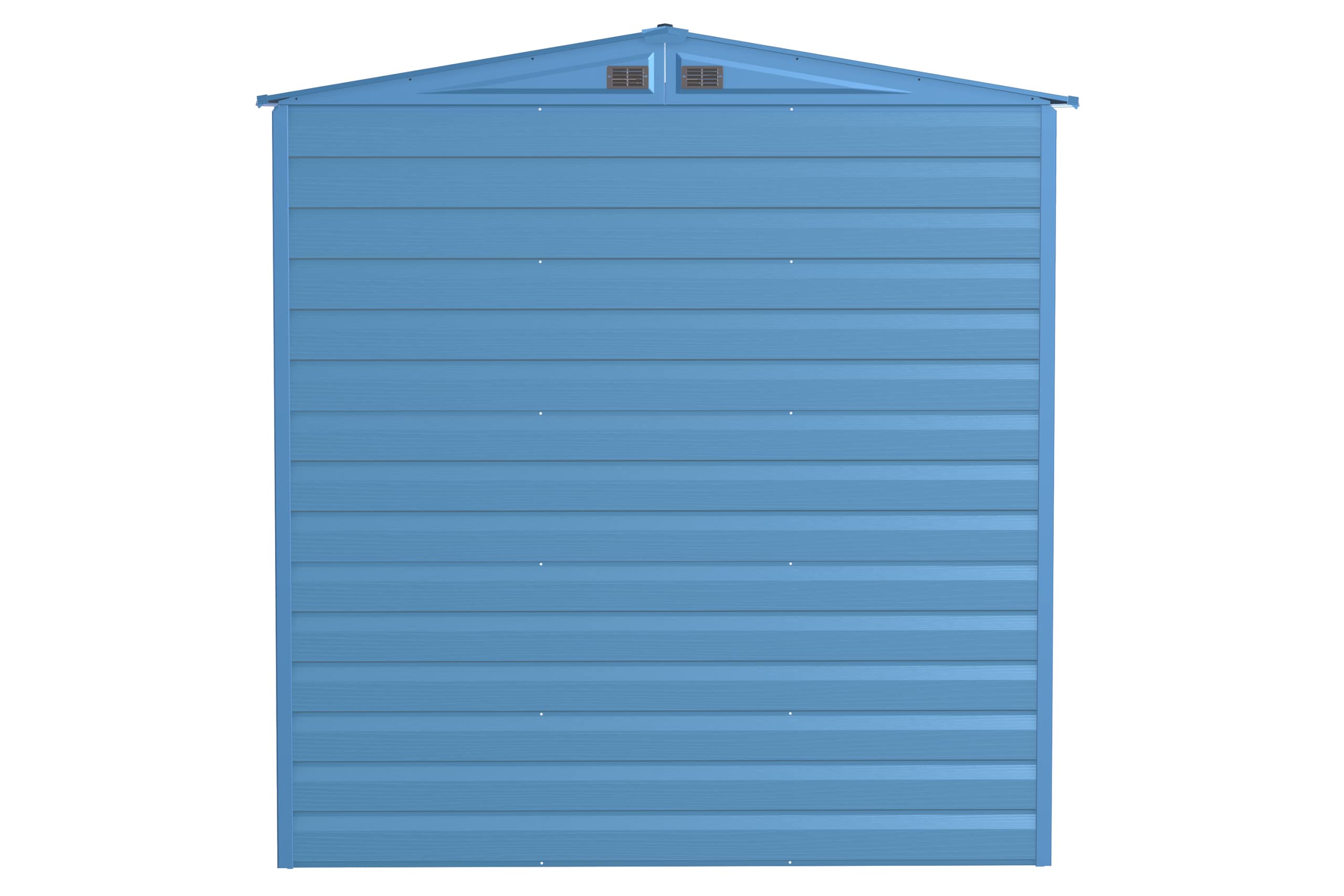 Arrow Select 6' x 7' Outdoor Lockable Steel Storage Shed Building, Blue Grey