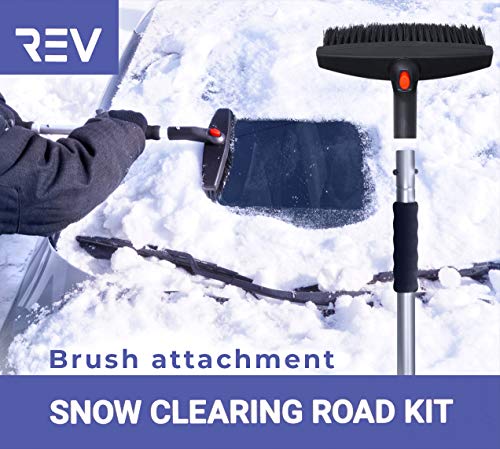 VViViD Snow Clearing Road Kit with Shovel, Ice Scraper and Ice Brush