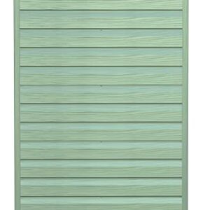 Arrow Select 8' x 4' Outdoor Lockable Steel Storage Shed Building, Sage Green