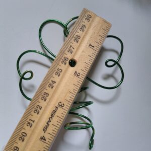 Green & Gold Shamrock Mini Tree Topper For Small St Patrick's Day Trees