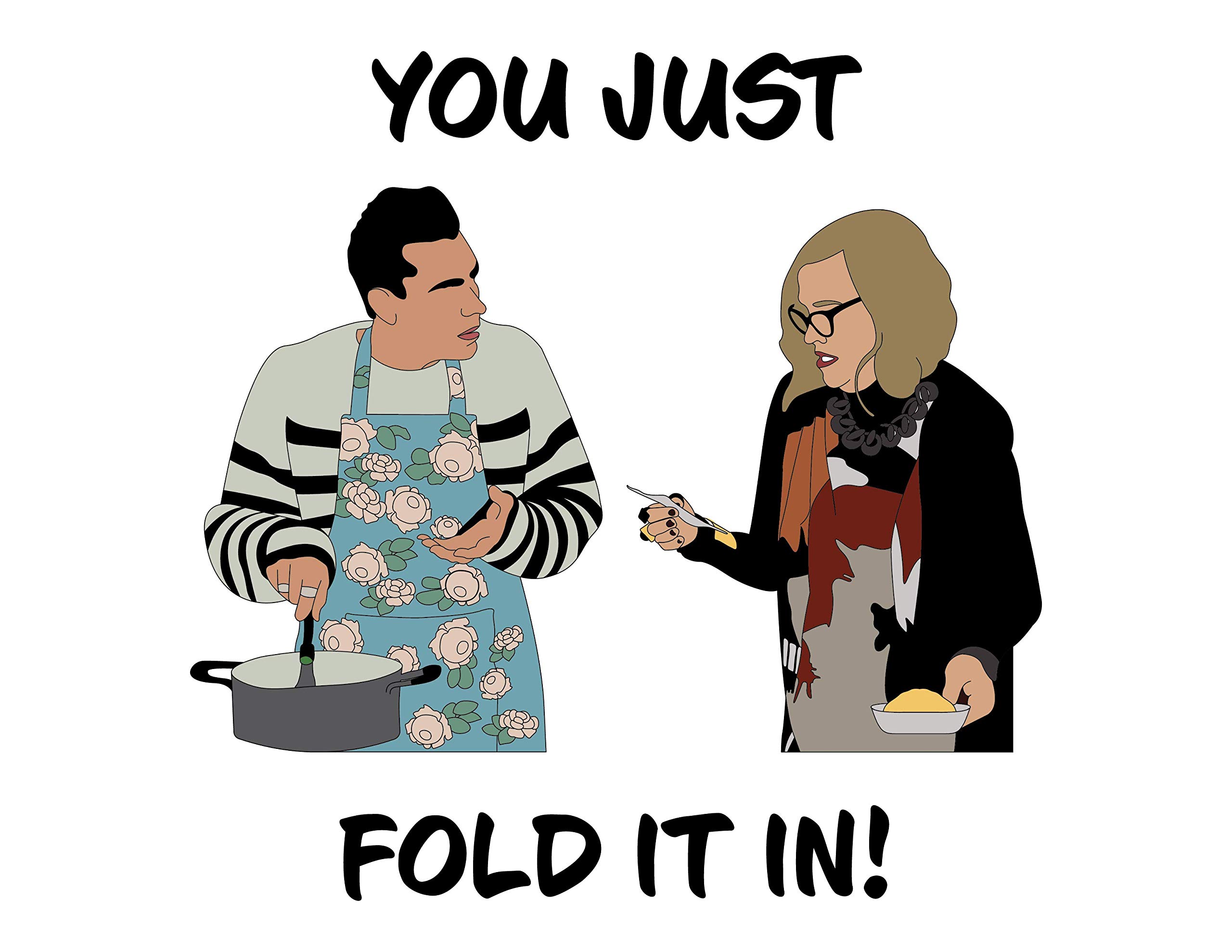 You Just Fold It In! Funny Kitchen Towels Gift Idea! Free Shipping