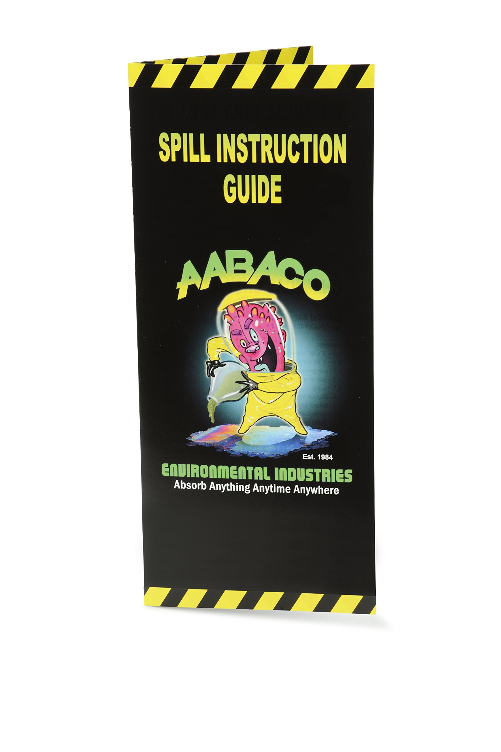 AABACO Universal Spill KIT – Perfect Spill Kits for Trucks - in Portable High Visibility Yellow Tote Bag –for Spill Response – Chemical Or Oil Containment -1 Kit
