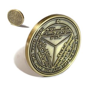 king solomon seal coin talisman kabbalah 72 names of god seventh pentacle of saturn