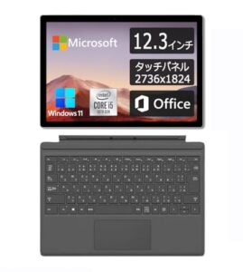 microsoft surface pro 7 12.3-inch touch screen laptop - intel core i5-1035g4 10th gen, 8gb ram, 256gb ssd, windows 10 (renewed)