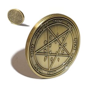 king solomon seal coin talisman kabbalah 72 names of god second pentacle of venus
