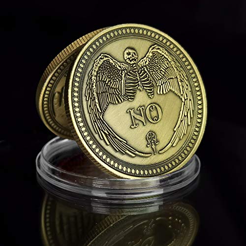 Yes No Challenge Coin Decision Maker Coin (Bronze)