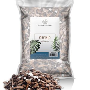 All Purpose Orchid Mix Potting Soil Indoor Plants (2 Quarts), Orchid Bark & Organic Perlite for Plants - Succulent Soil Potting Mix Indoor - Orchid Soil