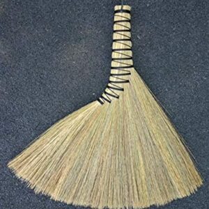 SN SKENNOVA - 11 inch Tall of Handmade Turkey Wing Whisk Broom Handcrafted Daily Wisk Broom for Office, Home, Workshop (11 inch Tall)