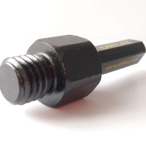 Core Drill Adapter 5/8 Threaded Arbor Diamond Hole Saw 5/8 inch - 11 to 1/2" Shank Sanding Attachment Arbor Shaft Adaptor Heavy Duty