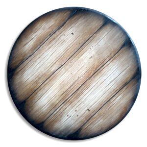 round table top inspired by old wine, whiskey & beer barrels, size 16/20/24/30/36/40/42/46 inch, living room bar kitchen patio wood furniture, antique look, handmade aged rustic table