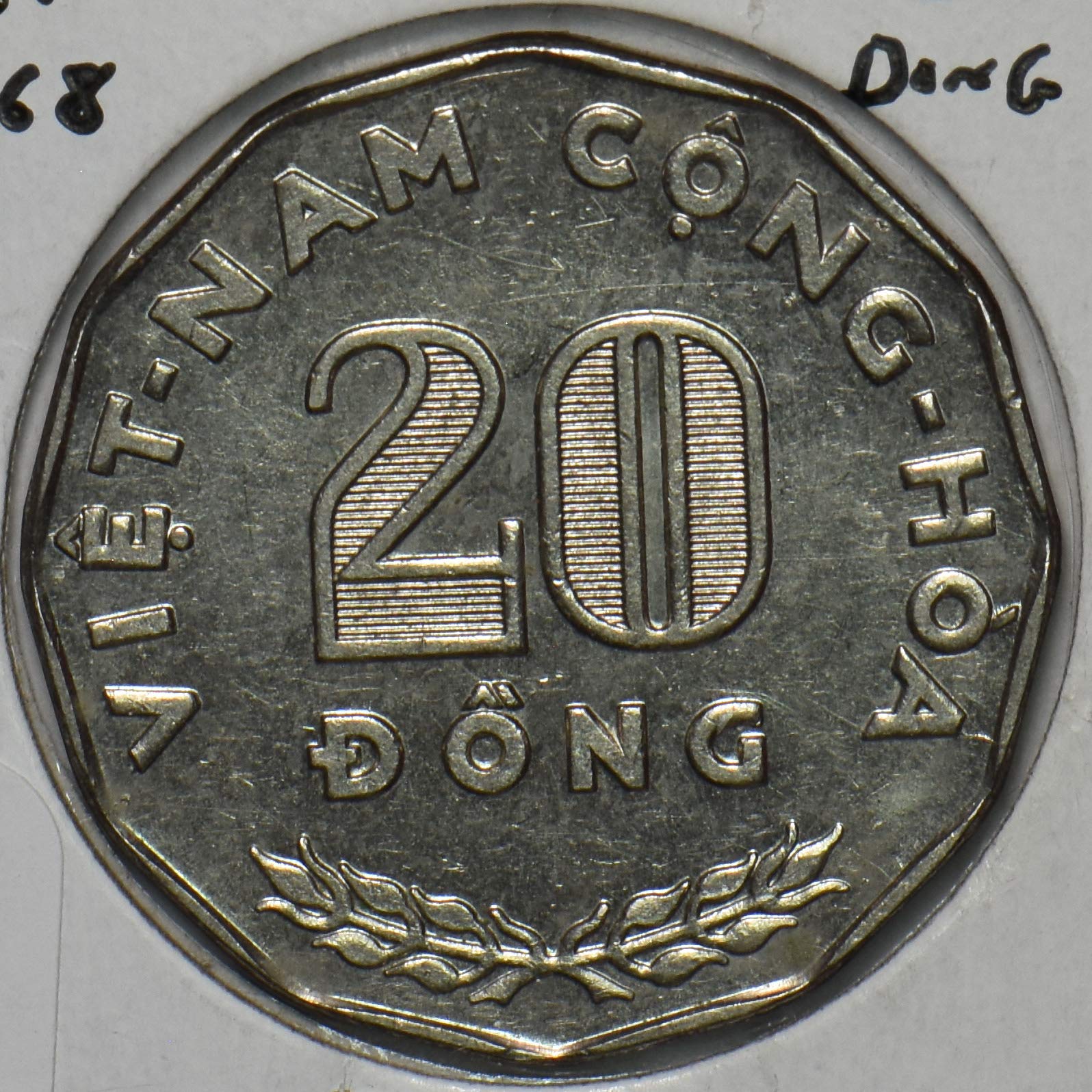 Collectible Coin Vietnam 1968 20 Dong 297283