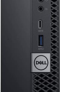 Dell Optiplex 7060 Micro MFF Desktop PC Intel i7-8700T 6-Cores 2.40GHz 32GB DDR4 New 1TB M.2 NVMe SSD WiFi BT HDMI New KB & Mouse Windows 10 Pro (Renewed)