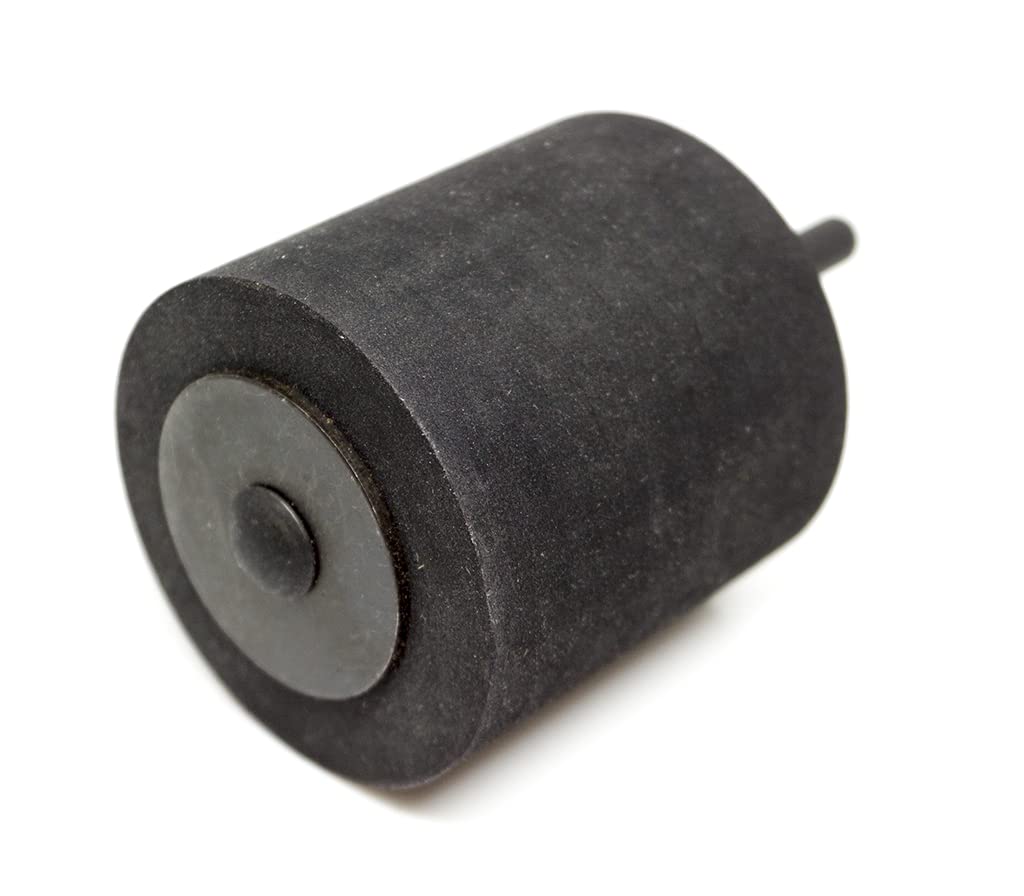 Benchmark Abrasives 2" x 2" Rubber Expanding Drum for Spiral Band with 1/4" Mandrel for Sanding Smoothing Shaping Polishing Groove Fiberglass Hard Wood