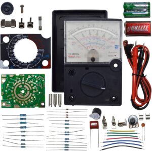 diy analog multimeter soldering practice kit with assembly manual, build your own multitester by ex electronix express