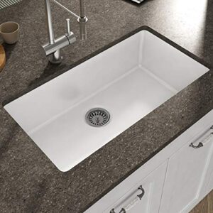 empire industries amyu27 yorkshire undermount kitchen sink, white