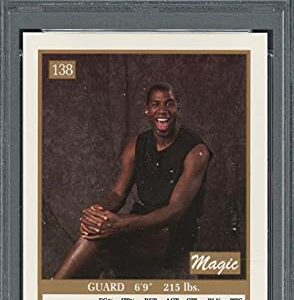 Magic Johnson 1990 Skybox Basketball Card #138 Graded PSA 9 MINT