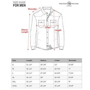 Western Welder Outfitting - Welding Shirt Western Style | Light Weight Tripled-Stitched Welding Shirts, Relaxed Fit, Non FR (XL, Khaki)