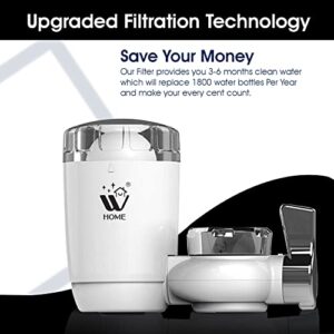 Faucet Filter, Effective Purification System, Reduces Lead & Bad Taste, BPA Free, Water Purifier, Pack of 1