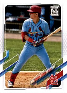 2021 topps #314 tommy edman nm-mt st. louis cardinals baseball