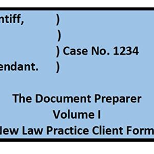 Law Office Forms-Volume I APdp1011