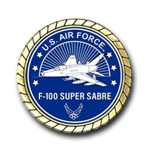 US Air Force F-100 Super Sabre Challenge Coin Officially Licensed