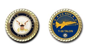 us navy t-45 goshawk challenge coin officially licensed