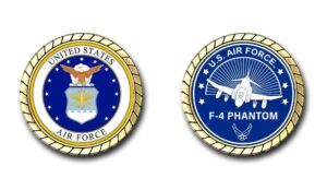 us marine corps f-4 phantom challenge coin officially licensed