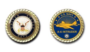 us navy a-6 intruder challenge coin officially licensed