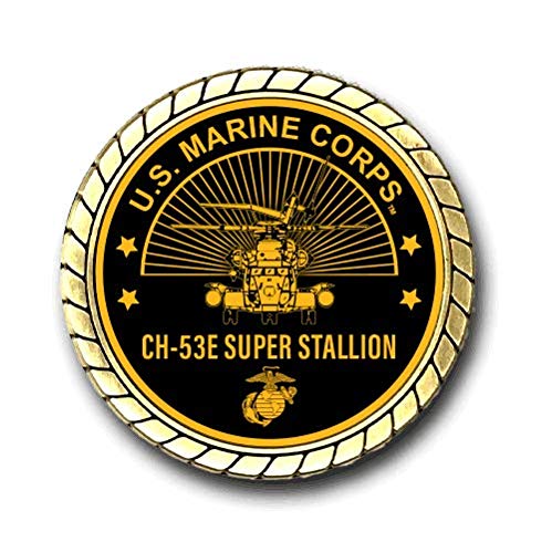 US Marine Corps CH-53E Super Stallion Challenge Coin Officially Licensed