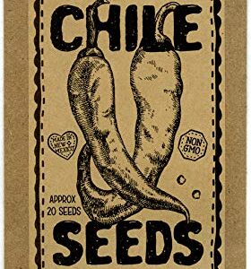 Hatch Chile Seeds from Chile Revival - Qty 80 (4 Pack-One of Each Heat Level)