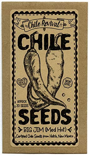 Hatch Chile Seeds from Chile Revival - Qty 80 (4 Pack-One of Each Heat Level)