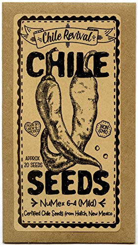 Hatch Chile Seeds from Chile Revival - Qty 80 (4 Pack-One of Each Heat Level)