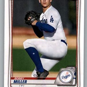 2020 Bowman Draft #BD-38 Bobby Miller RC Rookie Los Angeles Dodgers Baseball Trading Card