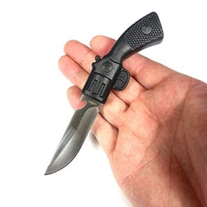 S-TEC Fixed Blade Hunting Knife I 2.75" Stainless Steel Blade I Plastic Handle I w/Plastic Sheath I Hunting I Camping I Outdoor I Letter Opener I (Silver Blade)