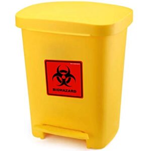 Biohazard Stickers- 5.5" x 5.5" Biohazard Labels (Pack of 10) - UV Coated Label- Biohazard Warning Sign for Labs, Hospitals and Industrial Use Universal Biohazard Symbol by Ignixia