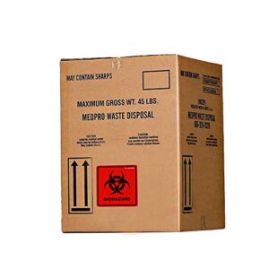 Biohazard Stickers- 5.5" x 5.5" Biohazard Labels (Pack of 10) - UV Coated Label- Biohazard Warning Sign for Labs, Hospitals and Industrial Use Universal Biohazard Symbol by Ignixia