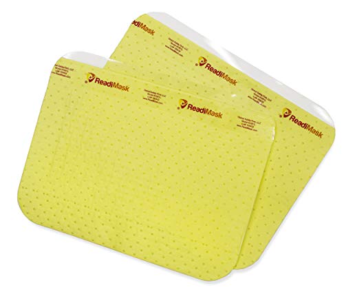 Strapless Large Yellow ReadiMask Respirator 10-Pack