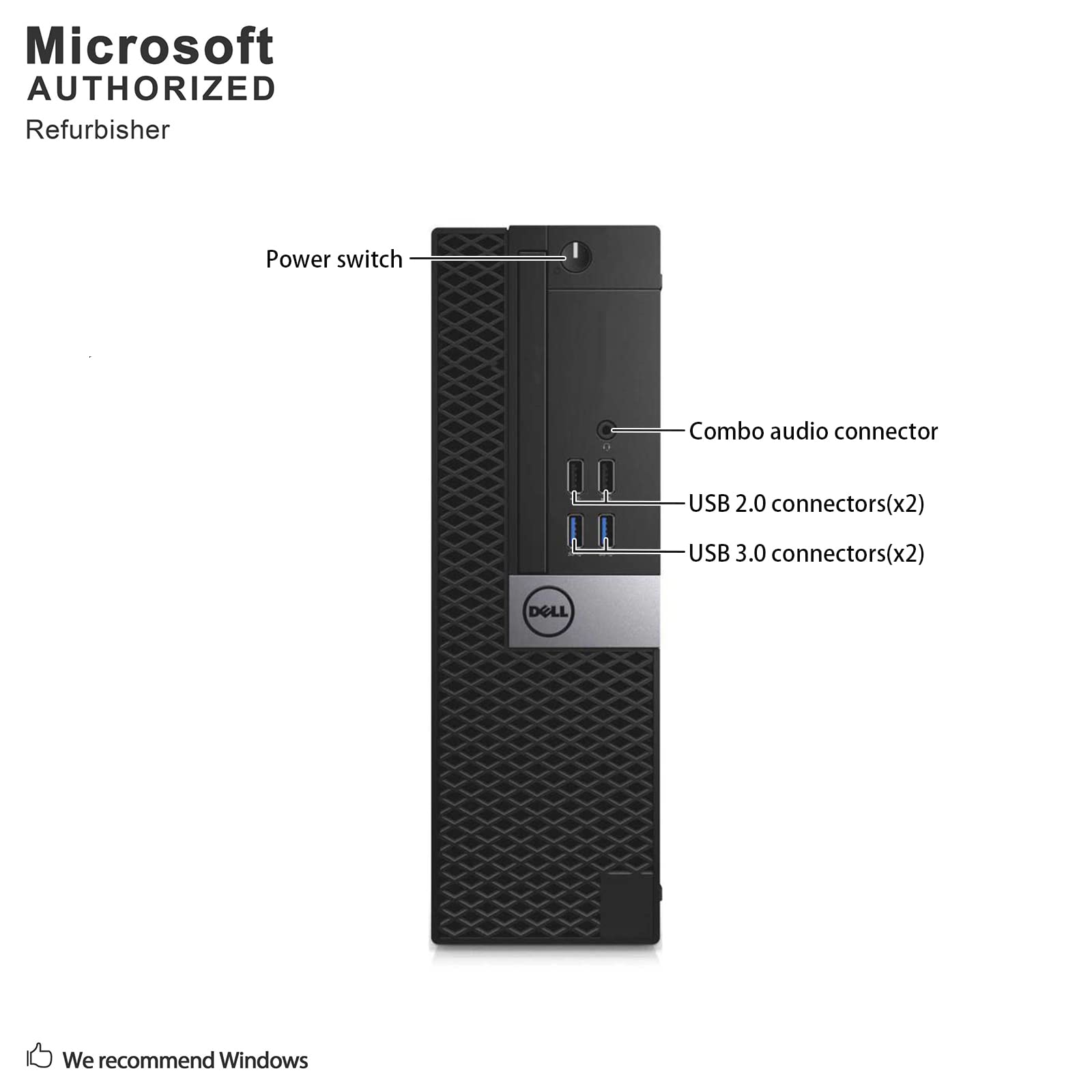 Dell OptiPlex 7040 SFF Computer Desktop PC, Intel Core i5 6500 3.2GHz Processor, 32GB Ram, 1TB SSD,Wireless Keyboard & Mouse, WiFi | Bluetooth, HDMI, Windows 10 Professional (Renewed)