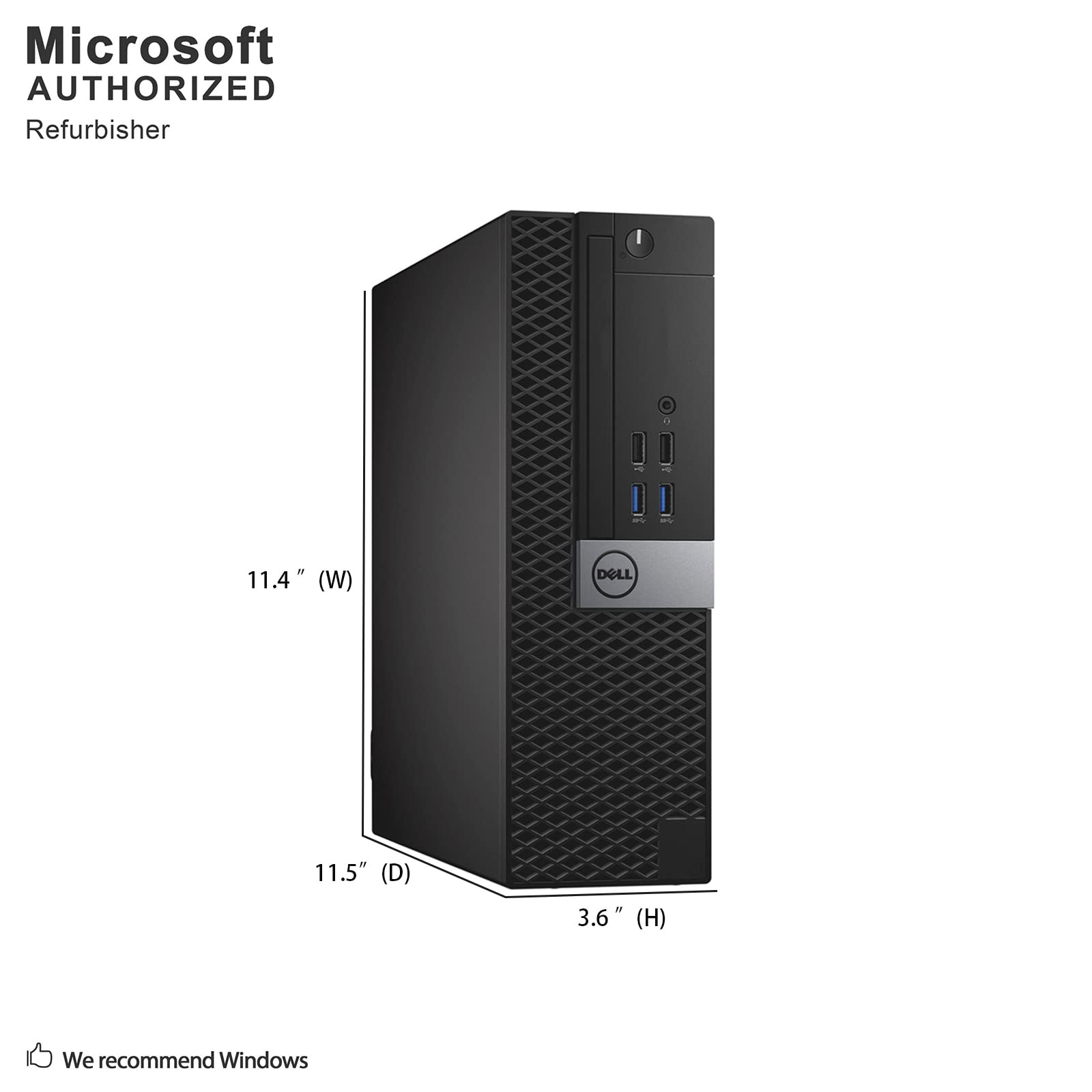 Dell OptiPlex 7040 SFF Computer Desktop PC, Intel Core i5 6500 3.2GHz Processor, 32GB Ram, 1TB SSD,Wireless Keyboard & Mouse, WiFi | Bluetooth, HDMI, Windows 10 Professional (Renewed)