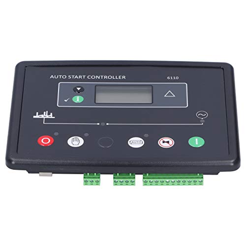 Eujgoov DSE6110 LCD Display Screen Generator Automatic Controller Module Electronic Power Controller Module 8V-35V DC