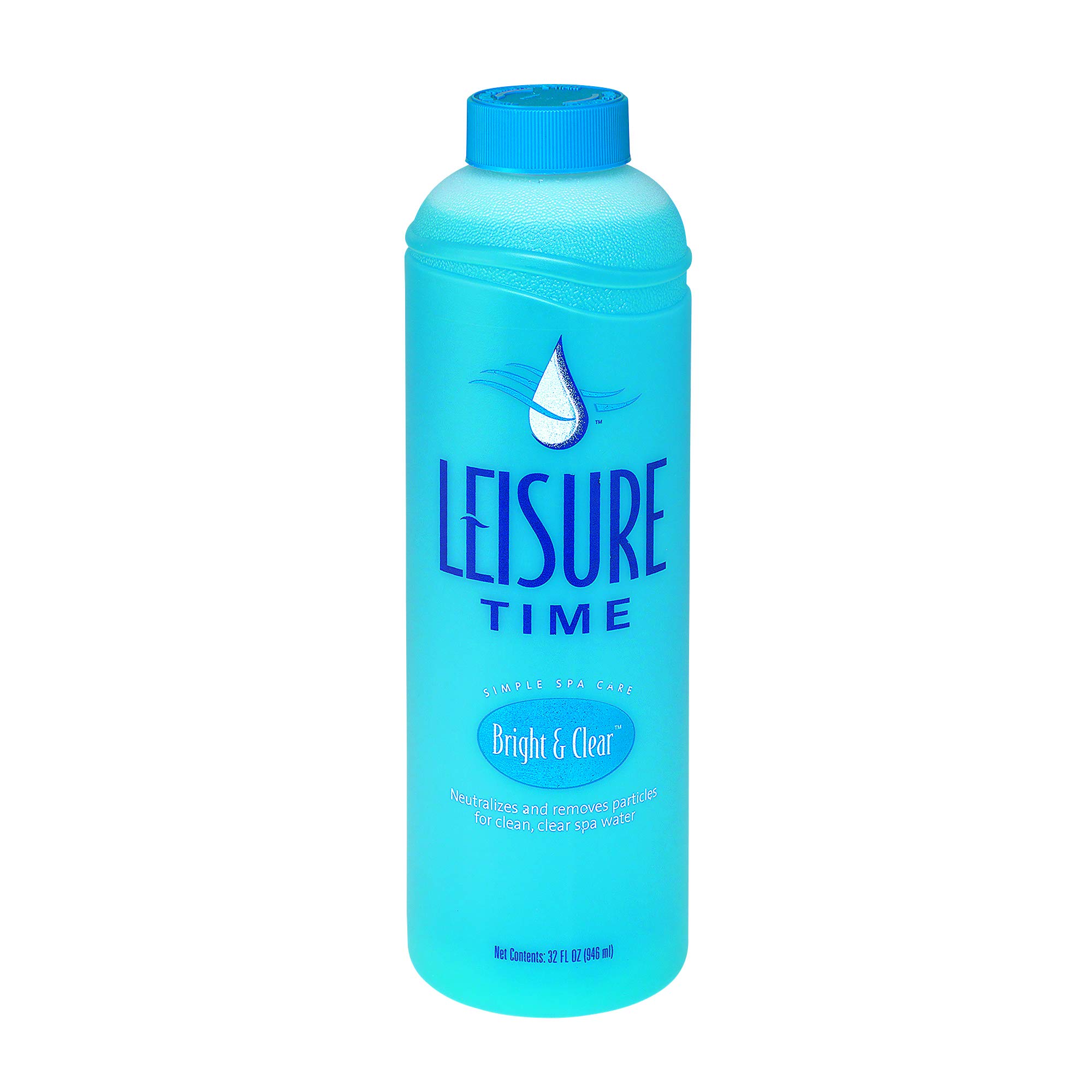 LEISURE TIME Spa Care Bundle - Bright and Clear Cleanser (32 fl Oz) + B Defender (1 Quart)