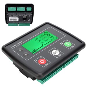 Eujgoov Auto Mains Failure Control Module Generator Controller Self-Starting LCD Protection Controller DSE4520 Industrial Supplies