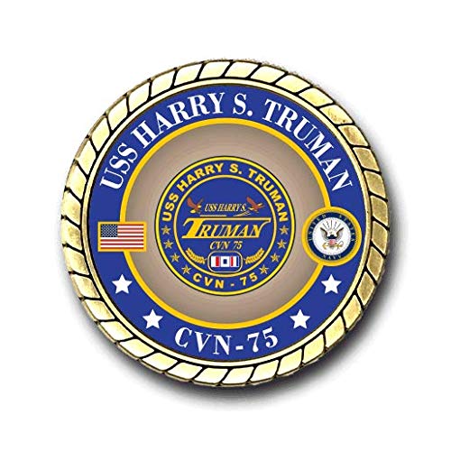 USS Harry S. Truman CVN-75 Challenge Coin US Navy Officially Licensed
