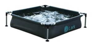 lark metal frame sport splash swimming outdoor patio pool for kids (4 ft.)