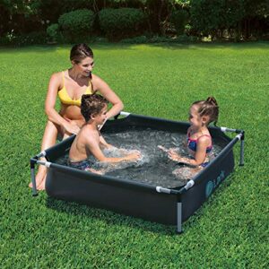 Lark Metal Frame Sport Splash Swimming Outdoor Patio Pool for Kids (4 ft.)